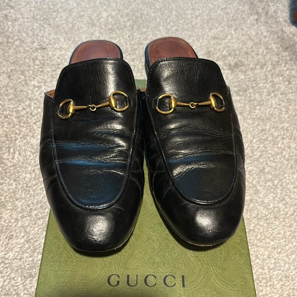 Gucci Princetown Mules 40. Black Slip ons. - Picture 2 of 16